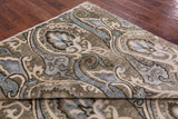 William Morris Handmade Wool Rug - 8' 1" X 10' 1" - Golden Nile