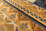 William Morris Handmade Wool Rug - 8' 3" X 9' 11" - Golden Nile