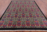 William Morris Hand Knotted Wool Rug - 8' 0" X 10' 0" - Golden Nile