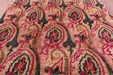 Square William Morris Hand Knotted Rug - 7' 11" X 8' 2" - Golden Nile