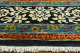 Handmade Wool Suzani 8 X 14 Oriental Rug - Golden Nile