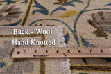 Ivory William Morris Handmade Wool Rug - 8' 1" X 10' 1" - Golden Nile
