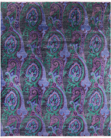 William Morris Hand Knotted Wool Rug - 8' 1 X 9' 10