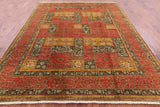 William Morris Handmade Wool Rug - 8' 1" X 10' 4" - Golden Nile