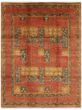 William Morris Handmade Wool Rug - 8' 1" X 10' 4" - Golden Nile