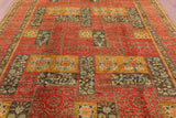 William Morris Handmade Wool Rug - 8' 1" X 10' 4" - Golden Nile
