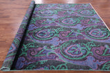 William Morris Handmade Wool Rug - 7' 10 X 9' 10 - Golden Nile