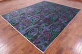 William Morris Handmade Wool Rug - 7' 10 X 9' 10 - Golden Nile