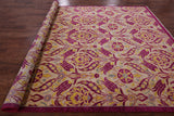 William Morris Handmade Wool Rug - 8' 2" X 10' 1" - Golden Nile