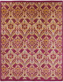 William Morris Handmade Wool Rug - 8' 2" X 10' 1" - Golden Nile