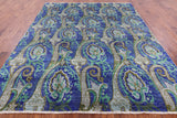 William Morris Hand-Knotted Wool Rug - 8' 1 X 9' 9 - Golden Nile