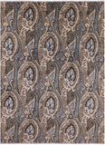 William Morris Hand Knotted Wool Rug - 7' 11" X 10' 7" - Golden Nile
