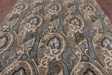 William Morris Hand Knotted Wool Rug - 7' 11" X 10' 7" - Golden Nile
