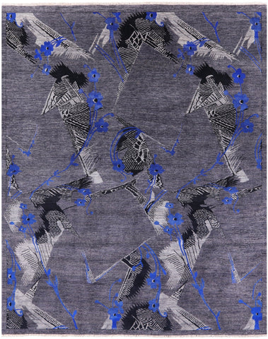 William Morris Handmade Wool Rug - 8' 0