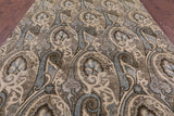 William Morris Handmade Wool Rug - 8' 1" X 12' 6" - Golden Nile
