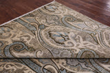 William Morris Handmade Wool Rug - 8' 1" X 12' 6" - Golden Nile