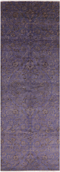 William Morris Hand-Knotted Wool Rug - 6' 0" X 17' 10" - Golden Nile