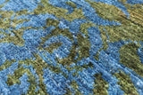 William Morris Handmade Wool Rug - 6' 0" X 9' 3" - Golden Nile