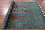 William Morris Handmade Wool Rug - 6' 0" X 9' 3" - Golden Nile