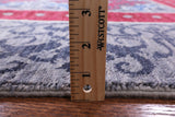 Grey William Morris Handmade Wool Rug - 6' 2" X 9' 1" - Golden Nile