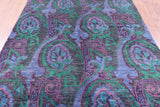 William Morris Handmade Wool Rug - 6' 0" X 9' 0" - Golden Nile
