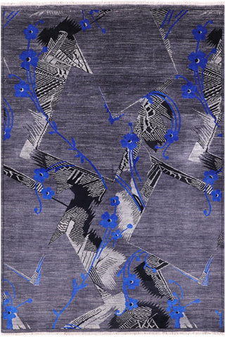 William Morris Hand Knotted Wool Rug - 6' 0