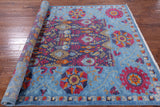 William Morris Hand Knotted Wool Rug - 6' 0" X 8' 3" - Golden Nile