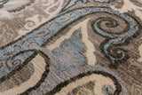 William Morris Hand Knotted Wool Rug - 6' 0" X 9' 0" - Golden Nile