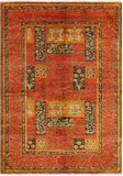 William Morris Handmade Wool Rug - 6' 2" X 8' 8" - Golden Nile