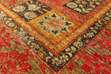 William Morris Handmade Wool Rug - 6' 2" X 8' 8" - Golden Nile