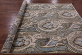 William Morris Handmade Wool Rug - 6' 0" X 9' 3" - Golden Nile