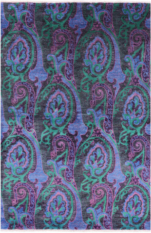 William Morris Hand Knotted Wool Rug - 6' 0