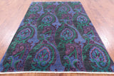 William Morris Hand Knotted Wool Rug - 6' 0" X 9' 0'' - Golden Nile