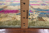 Green William Morris Handmade Wool Area Rug - 6' 0" X 8' 7" - Golden Nile