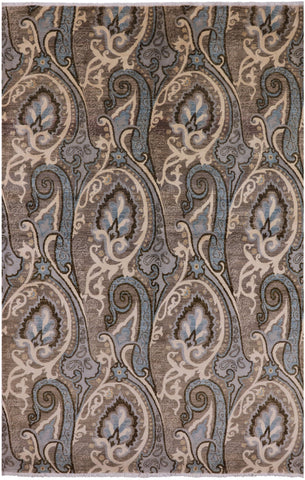 William Morris Hand Knotted Wool Rug - 6' 1