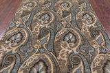 William Morris Hand Knotted Wool Rug - 6' 1" X 9' 4" - Golden Nile