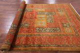 William Morris Hand Knotted Wool Rug - 6' 2" X 9' 1" - Golden Nile