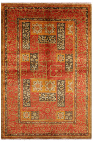 William Morris Hand Knotted Wool Rug - 6' 2