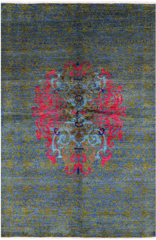 William Morris Handmade Wool Rug - 5' 11