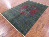 William Morris Handmade Wool Rug - 5' 11" X 9' 0" - Golden Nile
