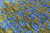 William Morris Handmade Wool Rug - 5' 11" X 9' 0" - Golden Nile
