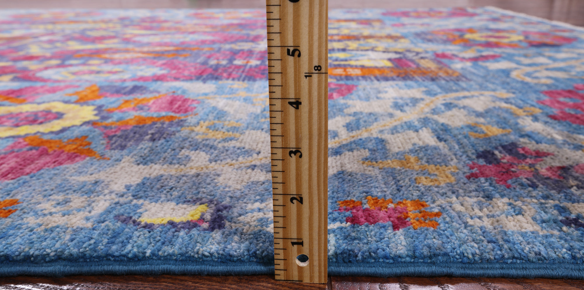 William Morris Handmade Wool Rug - 6' 0" X 8' 10" - Golden Nile