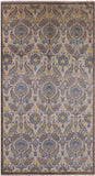William Morris Handmade Wool Area Rug - 6' 0" X 11' 2" - Golden Nile