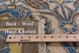 William Morris Handmade Wool Area Rug - 6' 0" X 11' 2" - Golden Nile