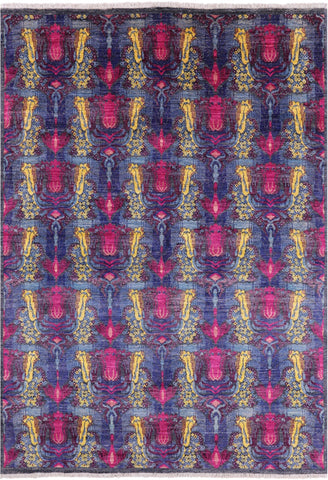 William Morris Handmade Wool Rug - 5' 1