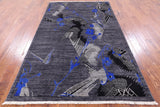 William Morris Hand Knotted Wool Rug - 5' 1" X 8' 0" - Golden Nile