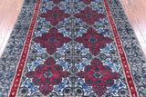 Grey William Morris Handmade Wool Rug - 5' 1" X 8' 1" - Golden Nile