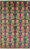 William Morris Handmade Wool Area Rug - 5' 0" X 8' 1" - Golden Nile