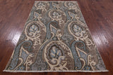 William Morris Handmade Wool Rug - 4' 11" X 8' 2" - Golden Nile