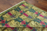 William Morris Hand Knotted Wool Area Rug - 5' 2" X 7' 7" - Golden Nile